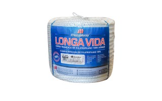 Cuerda Trenzada Mazzaferro Longa Vida 8mm x 360m Blanco Cuerda Trenzada Mazzaferro Longa Vida 8mm x 360m Blanco