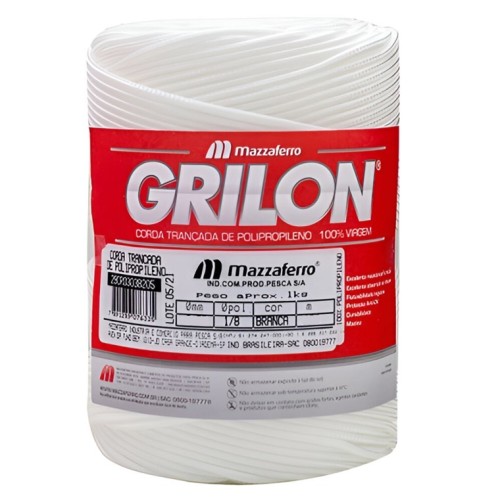 Cuerda Trenzada Mazzaferro Grilon 5mm 330m Blanco