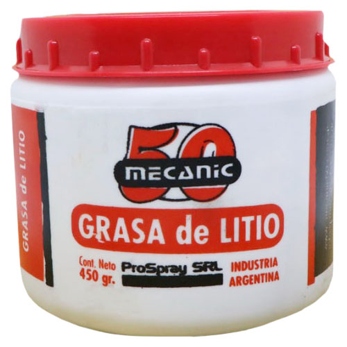 Grasa de Litio Mecanic 50 101512 450g Rojo