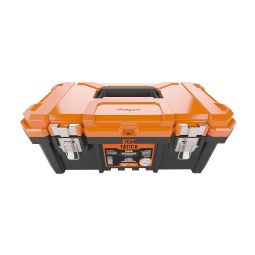 Caja de Herramientas Metasul Plástico 18" Naranja