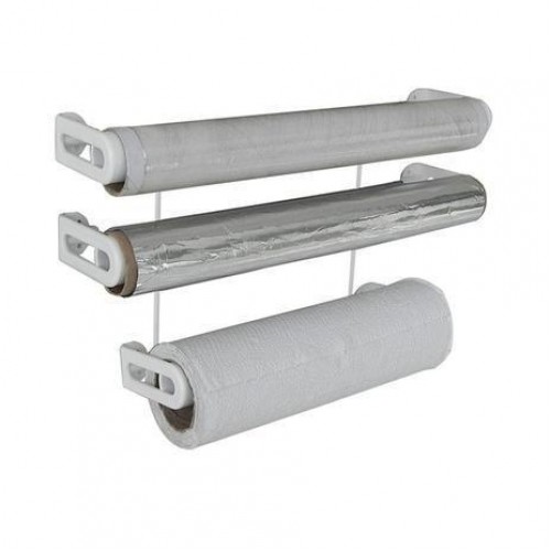 Porta Rollos de Cocina Metaltru Blanco