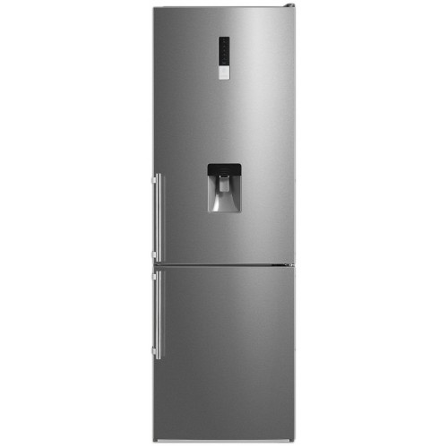 Heladera Midea 400L Frío Seco Inox. c/ Dispenser