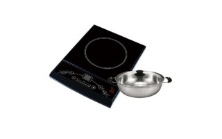 Placa de Cocina a Inducción Midea SKY1606 1600W c/ Olla Placa de Cocina a Inducción Midea SKY1606 1600W c/ Olla
