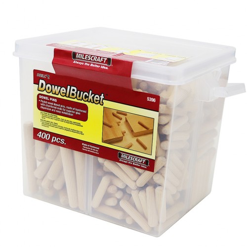 Tarugos de Madera Milescraft DowelBucket [mm] 400pzs