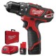 Taladro Atornillador a Bateria Milwaukee 2408 10mm 12V