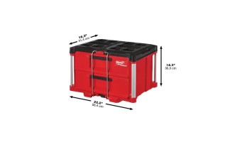 Caja de Herramientas Milwaukee Packout 16'' 40cm 2 comp. Caja de Herramientas Milwaukee Packout 16'' 40cm 2 comp.