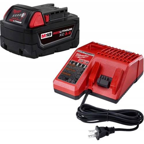 Cargador y Batería para Herramientas Milwaukee 12V-18V 3Ah