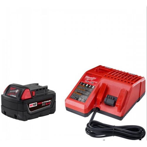 Cargador y Batería para Herramientas Milwaukee 12V-18V 5Ah