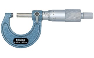 Micrómetro Externo Mitutoyo 103-137 Analógico 0-25mm Micrómetro Externo Mitutoyo 103-137 Analógico 0-25mm