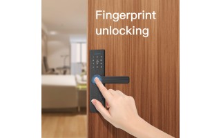 Cerradura Digital Moes Smart Lock WDL-X1 Negro Derecha Cerradura Digital Moes Smart Lock WDL-X1 Negro Derecha