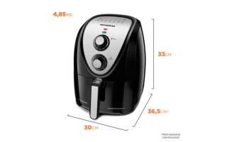 Freidora Eléctrica Mondial Grand Family 5L 1900W Negro Freidora Eléctrica Mondial Grand Family 5L 1900W Negro