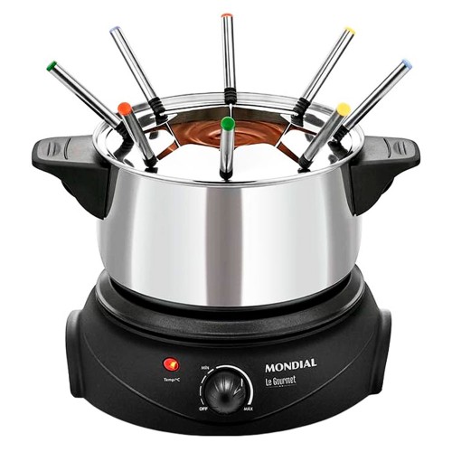 Fondue Eléctrico Mondial Gourmet II FD-02 1500W Inox.