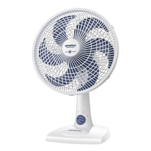 Ventilador de Mesa Mondial 30cm 60W 3Vel. 6 Aspas Blanco