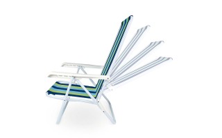 Silla Reclinable Mor 002004 Acero 4 posiciones Silla Reclinable Mor 002004 Acero 4 posiciones