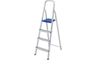 Escalera Tijera Mor 5102 Aluminio 4pel. 1,34m