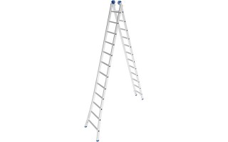 Escalera Articulada Extensible Mor 5208 Aluminio 24pel. 6,1m