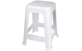 Banqueta Mor 15151111 Plástico Blanco 45cm 120kg