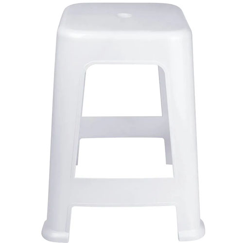 Banqueta Mor 15151111 Plástico Blanco 45cm 120kg