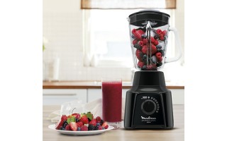 Licuadora Moulinex Power Mix LN289 1,7L 550W 8Vel. Negro Licuadora Moulinex Power Mix LN289 1,7L 550W 8Vel. Negro