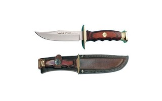 Cuchillo de Caza Muela BW-10 100mm Madera Prensada Coral Cuchillo de Caza Muela BW-10 100mm Madera Prensada Coral