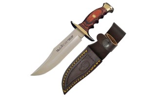 Cuchillo de Caza Muela BW-18 180mm Madera Prensada Coral Cuchillo de Caza Muela BW-18 180mm Madera Prensada Coral