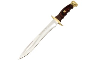 Cuchillo de Caza Muela CHEVREUIL-22R 220mm Madera Prensada Coral Cuchillo de Caza Muela CHEVREUIL-22R 220mm Madera Prensada Coral