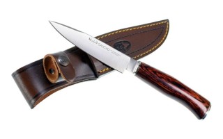 Cuchillo de Caza Muela GAUCHO-12R 120mm Madera Prensada Coral Cuchillo de Caza Muela GAUCHO-12R 120mm Madera Prensada Coral