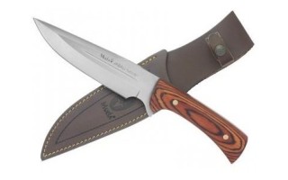 Cuchillo de Caza Muela JABALI-17E 170mm Madera Prensada Coral Cuchillo de Caza Muela JABALI-17E 170mm Madera Prensada Coral