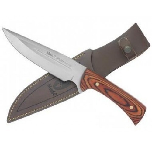 Cuchillo de Caza Muela JABALI-17E 170mm Madera Prensada Coral