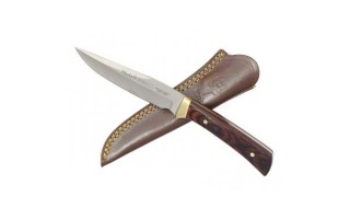 Cuchillo de Caza Muela REBECO-11R 115mm Madera Prensada Coral Cuchillo de Caza Muela REBECO-11R 115mm Madera Prensada Coral