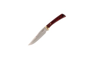 Cuchillo de Caza Muela REBECO-11R 115mm Madera Prensada Coral Cuchillo de Caza Muela REBECO-11R 115mm Madera Prensada Coral