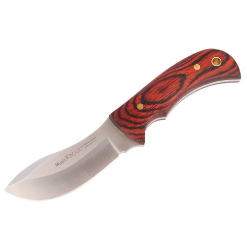 Cuchillo de Caza Muela SIOUX-10R 100mm Madera Prensada Coral