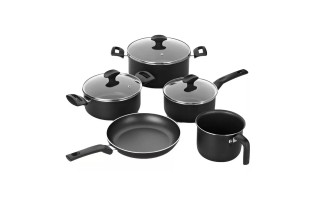 Ollas Cacerolas Sarten Hervidor Multiflon Amora 5pzs Ollas Cacerolas Sarten Hervidor Multiflon Amora 5pzs