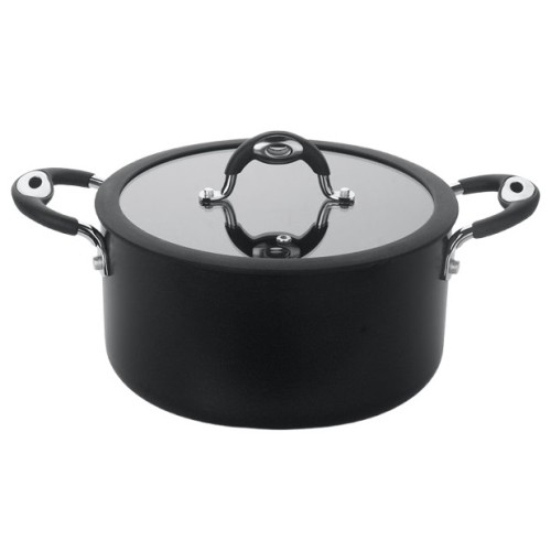 Cacerola Multiflon Dom 49224 24cm 5,4L Negro Cacerola Multiflon Dom 49224 24cm 5,4L Negro