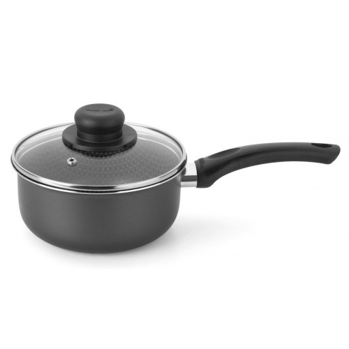 Cacerola Multiflon Gourmet 53118 18cm 2L Negro
