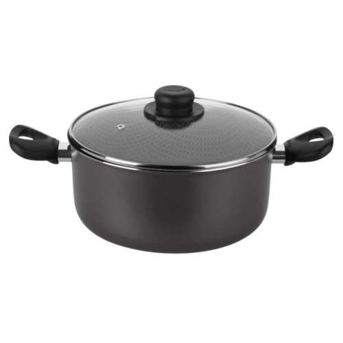 Cacerola Multiflon Gourmet 53224 24cm 5L Negro