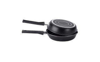 Sarten Doble Omeletera Multiflon Gourmet 18cm Negro Sarten Doble Omeletera Multiflon Gourmet 18cm Negro