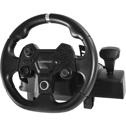 Volante y Pedal Multilaser Warrior JS090 PC/XBOX/PS3/PS4