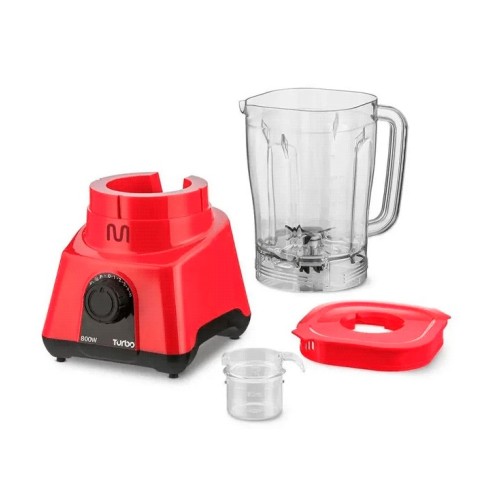 Licuadora Multilaser LQ804 2,6L 800W 5Vel. Rojo