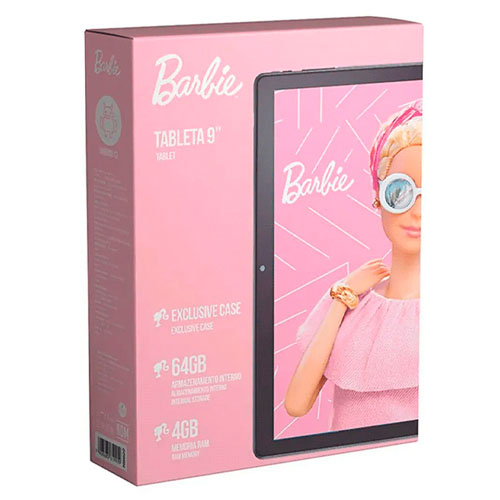 Tablet Infantil Multilaser Barbie NB620 9'' 64GB Android