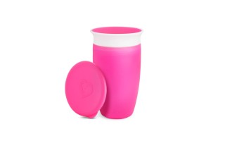 Vaso sin Asas Munchkin Miracle 051859 360° 296ml Rosa Vaso sin Asas Munchkin Miracle 051859 360° 296ml Rosa