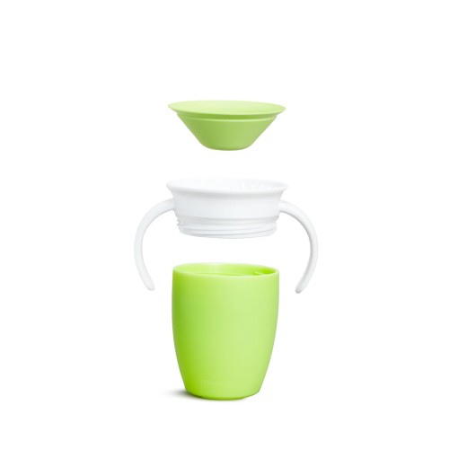 Vaso con Asas Munchkin Miracle 51856 360° 207ml Verde