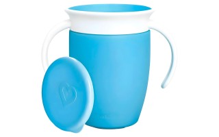 Vaso con Asas Munchkin Miracle 51864 360° 207ml Azul Vaso con Asas Munchkin Miracle 51864 360° 207ml Azul