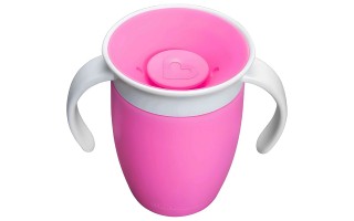 Vaso con Asas Munchkin Miracle 51865 360° 207ml Rosa Vaso con Asas Munchkin Miracle 51865 360° 207ml Rosa
