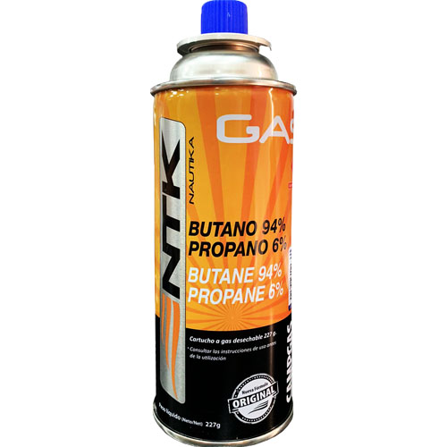 Gas Butano para Cocina Portátil NTK Campgas 280550 227g