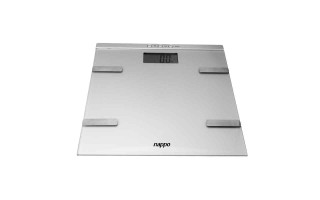 Balanza Digital de Baño Nappo EBS 150kg Plateado Balanza Digital de Baño Nappo EBS 150kg Plateado