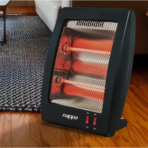 Estufa Eléctrica Nappo NCE-263 800W Negro