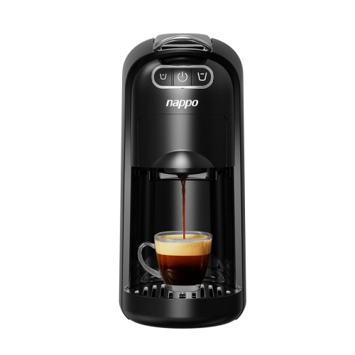 Cafetera Nappo NEC Multicápsulas 3en1 1400W Negro