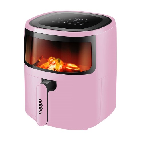 Freidora Eléctrica Nappo Vision Digital 5,7L 1500W Rosa