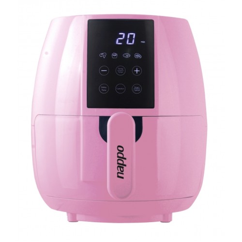 Freidora Eléctrica Nappo Modern Digital 3,2L 1000W Rosa